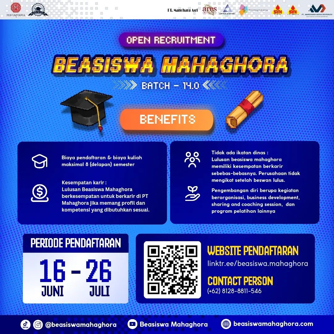 [HMP-PK FMIPA UNESA]RUANG INFO : BEASISWA MAHAGHORA BATCH 14, BEASISWA ...